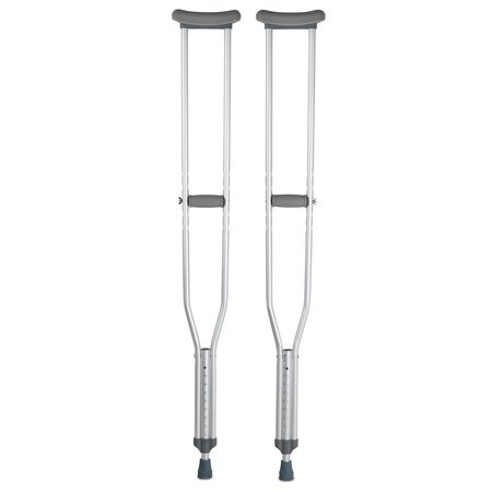 MCKESSON Aluminum Underarm Crutches 5' 10" to 6 ' 6" User Ht. 146-10402-8